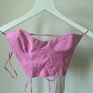 Zara Pink Crop Top